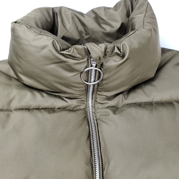 ALTAR'D STATE Green Puffer Coat Women's Sz Med - Picture 10 of 15